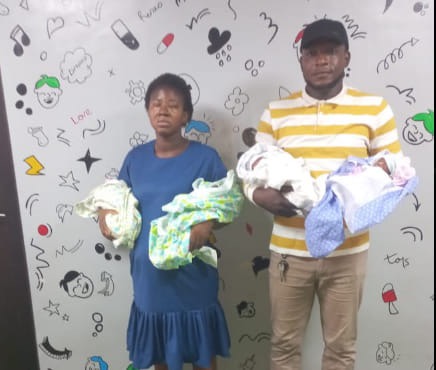 Nigerian Man Receives Over N5 Million in Donations After Welcoming Quadruplets