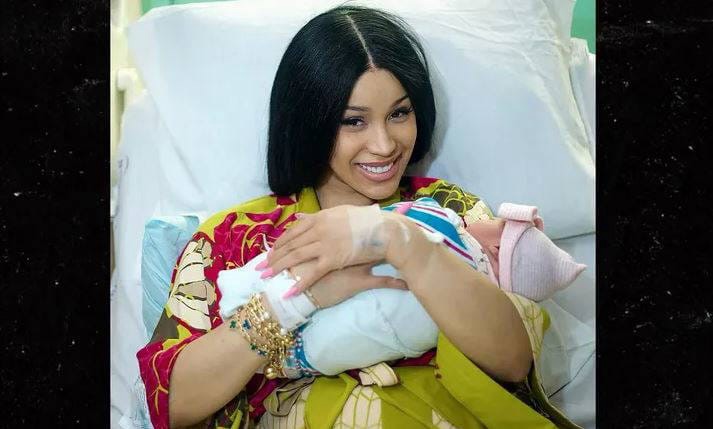 A Joyous Celebration, Cardi B Welcomes Baby Amidst Divorce Drama.